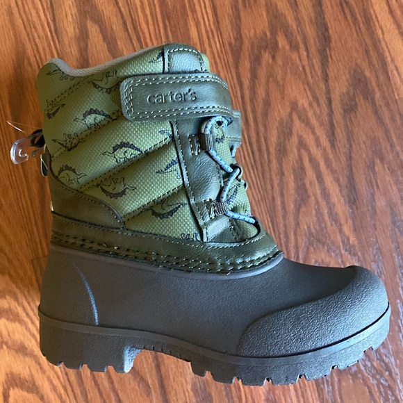Carter's Green and Gray Kids Rain & Snow Boots - Picture 3 of 5